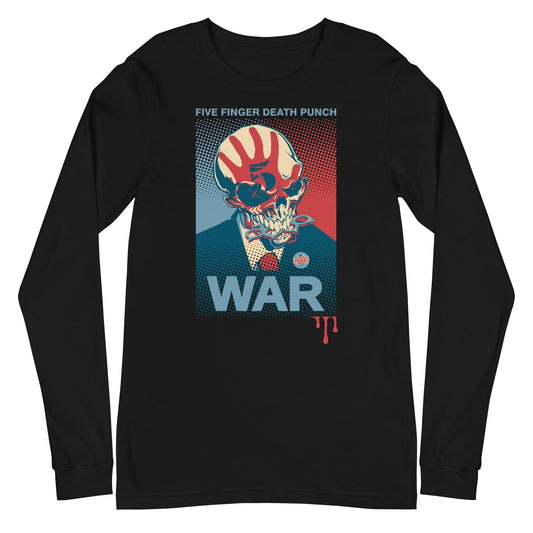 Five Finger Death Punch War Mens Long Sleeve T Shirt Black