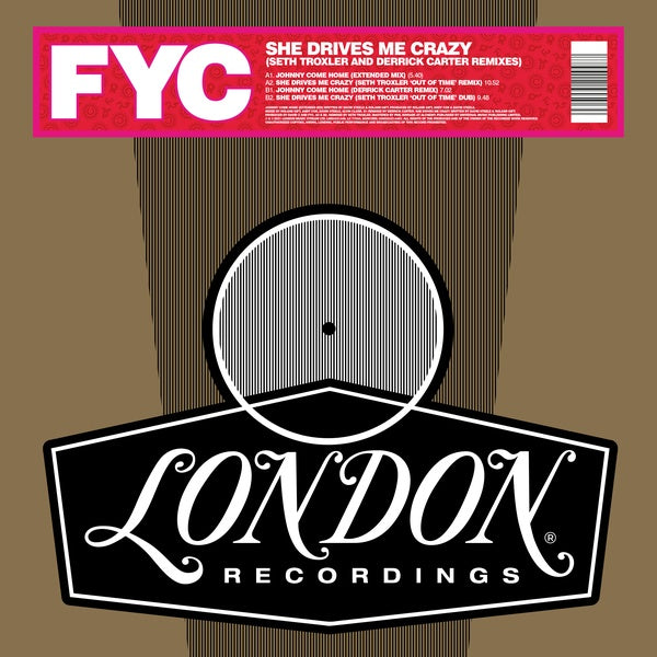 Fine Young Cannibals - She Drives Me Crazy (Derrick Carter And Seth Troxler Remixes) Vinyl Record