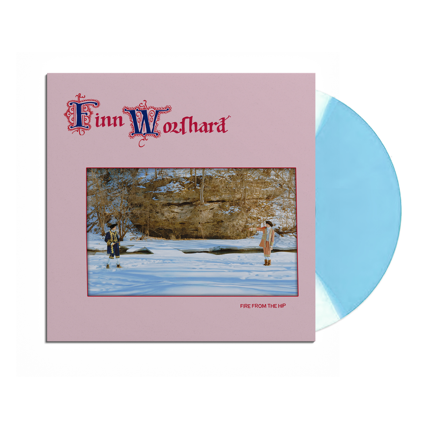 Finn Wolfhard - Fire From The Hip (Indie Exclusive) [Half Moon Baby Blue + White] [Vinyl] Vinyl Record