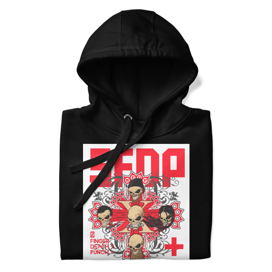 Five Finger Death Punch 5X Mens Officially Licensed Hoodie Black