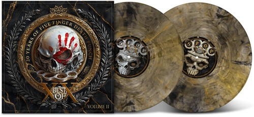Five Finger Death Punch - Best of: Volume II (Colored Vinyl, Black, Gold, Anniversary Edition, Gatefold LP Jacket) (2 Lp's) [Vinyl] Vinyl Record