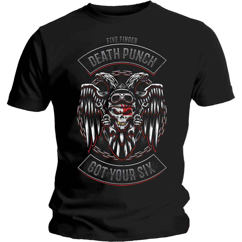 Five Finger Death Punch Biker Badge [T-Shirt]