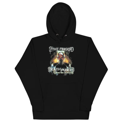 Five Finger Death Punch Bot Heaven Classic Mens Officially Licensed Hoodie Black