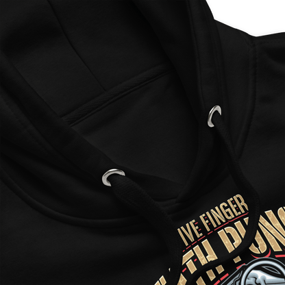 Five Finger Death Punch Brass Knuckle Mens Officially Licensed Hoodie Black