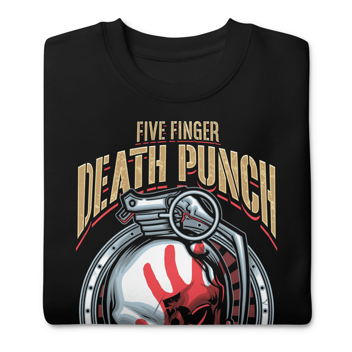 Five Finger Death Punch Brass Knuckle Mens Sweatshirt Black