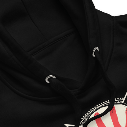 Five Finger Death Punch Circle Logo Mens Officially Licensed Hoodie Black