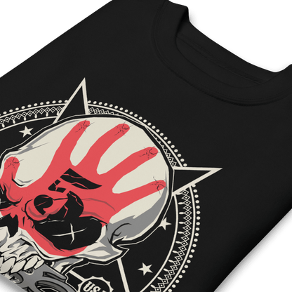Five Finger Death Punch Circle Logo Mens Sweatshirt Black