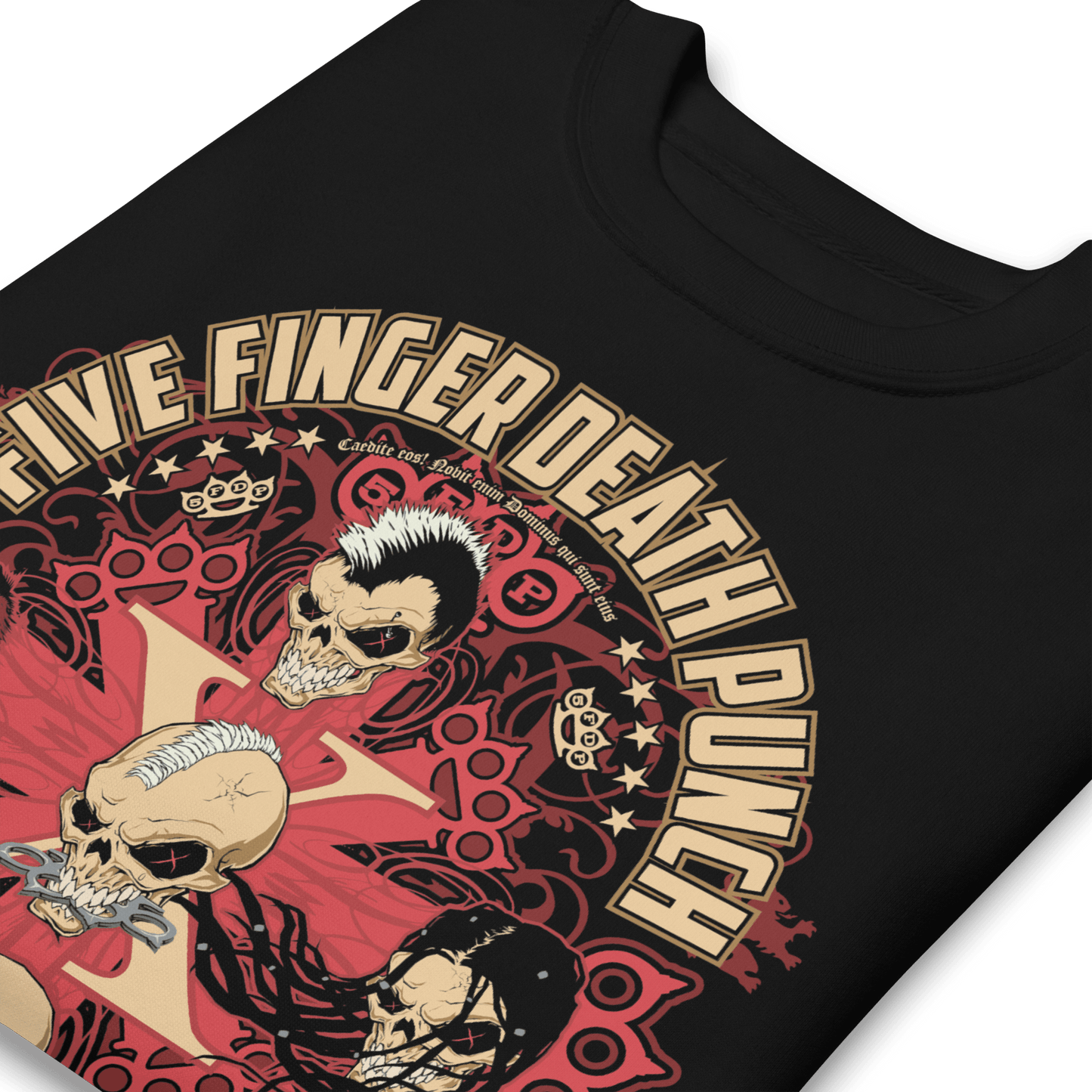 Five Finger Death Punch Decade of Destruction Mens Sweatshirt Black
