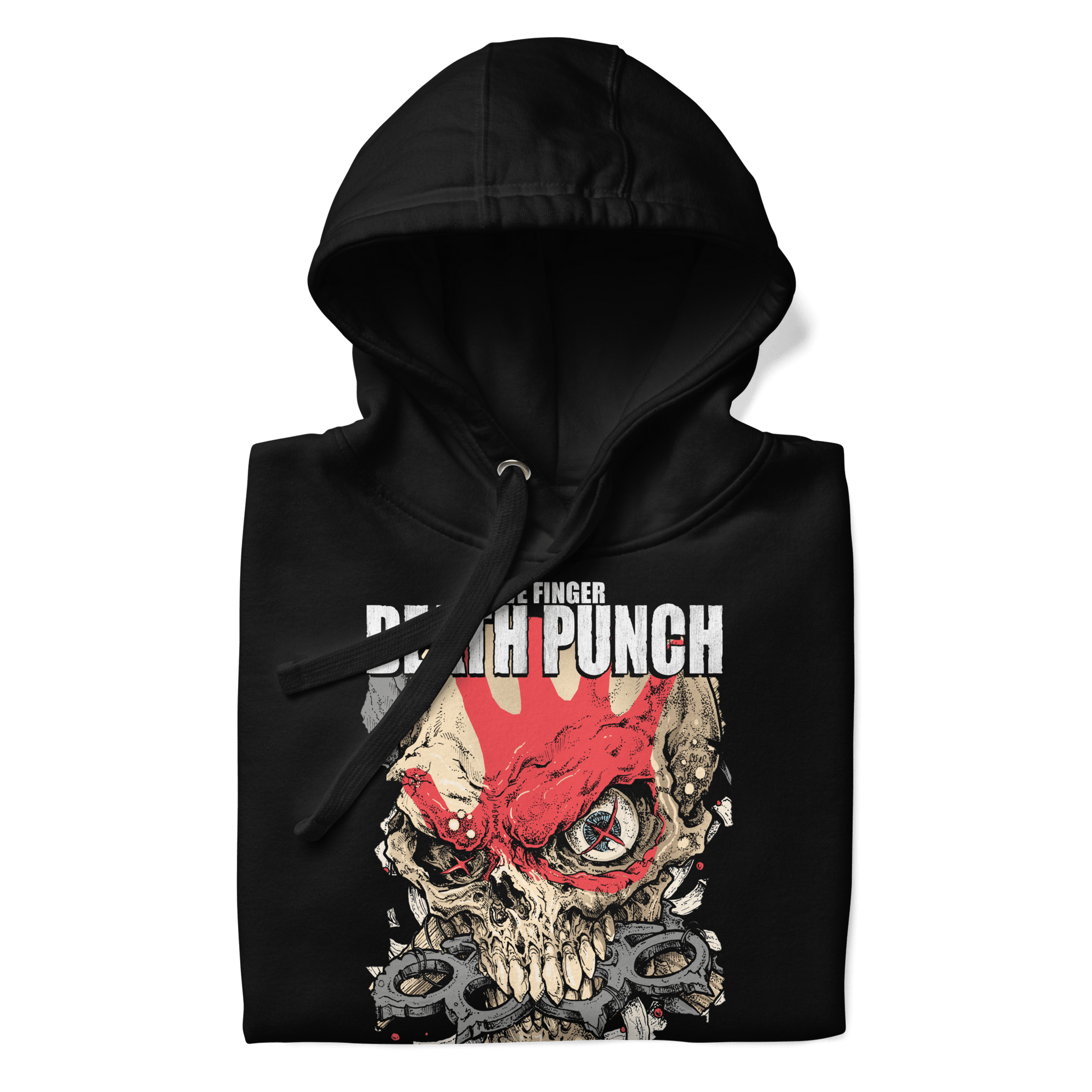 Five Finger Death Punch Knuckle Sandwich Mens Officially Licensed Hoodie Black