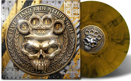 PRE-ORDER Five Finger Death Punch - Legacy [Explicit Content] (Indie Exclusive, Limited Edition, 140 Gram "Amber Wave" Colored Vinyl) [Vinyl] Vinyl Record