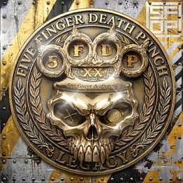 PRE-ORDER Five Finger Death Punch - Legacy [Explicit Content] (Indie Exclusive, Limited Edition, 140 Gram "Amber Wave" Colored Vinyl) Vinyl Record