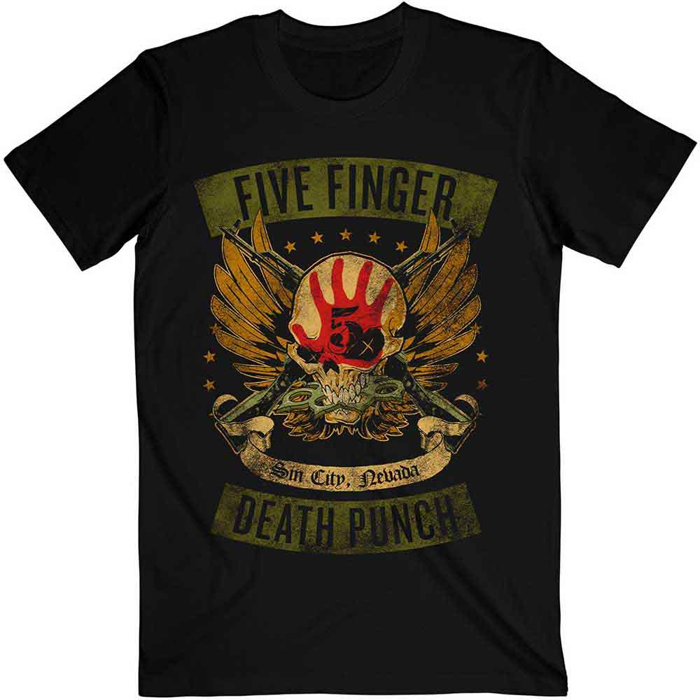 Five Finger Death Punch Locked & Loaded [T-Shirt] Officially Licensed