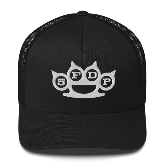 FIve Finger Death Punch Logo Trucker Cap Black Officially Licensed