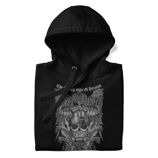 Five Finger Death Punch Righteous Side of Evil Classic Mens Officially Licensed Hoodie Black