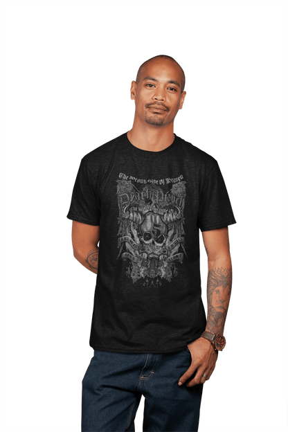 Five Finger Death Punch Righteous Side of Evil Officially Licensed Mens T Shirt Black