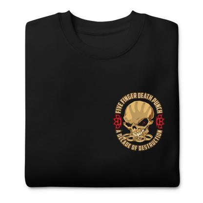 Five Finger Death Punch Small Logo Mens Sweatshirt Black
