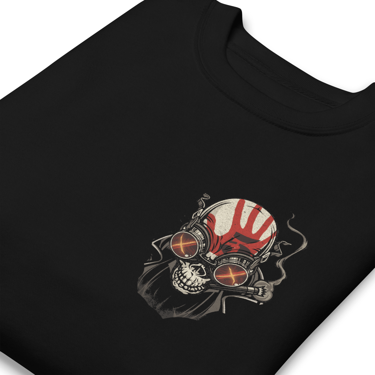 Five Finger Death Punch Small Skull Mens Sweatshirt Black