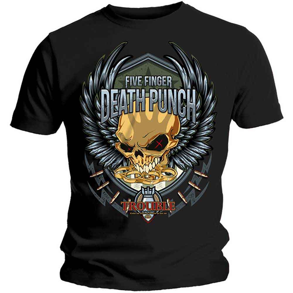Five Finger Death Punch Trouble [T-Shirt] Officially Licensed