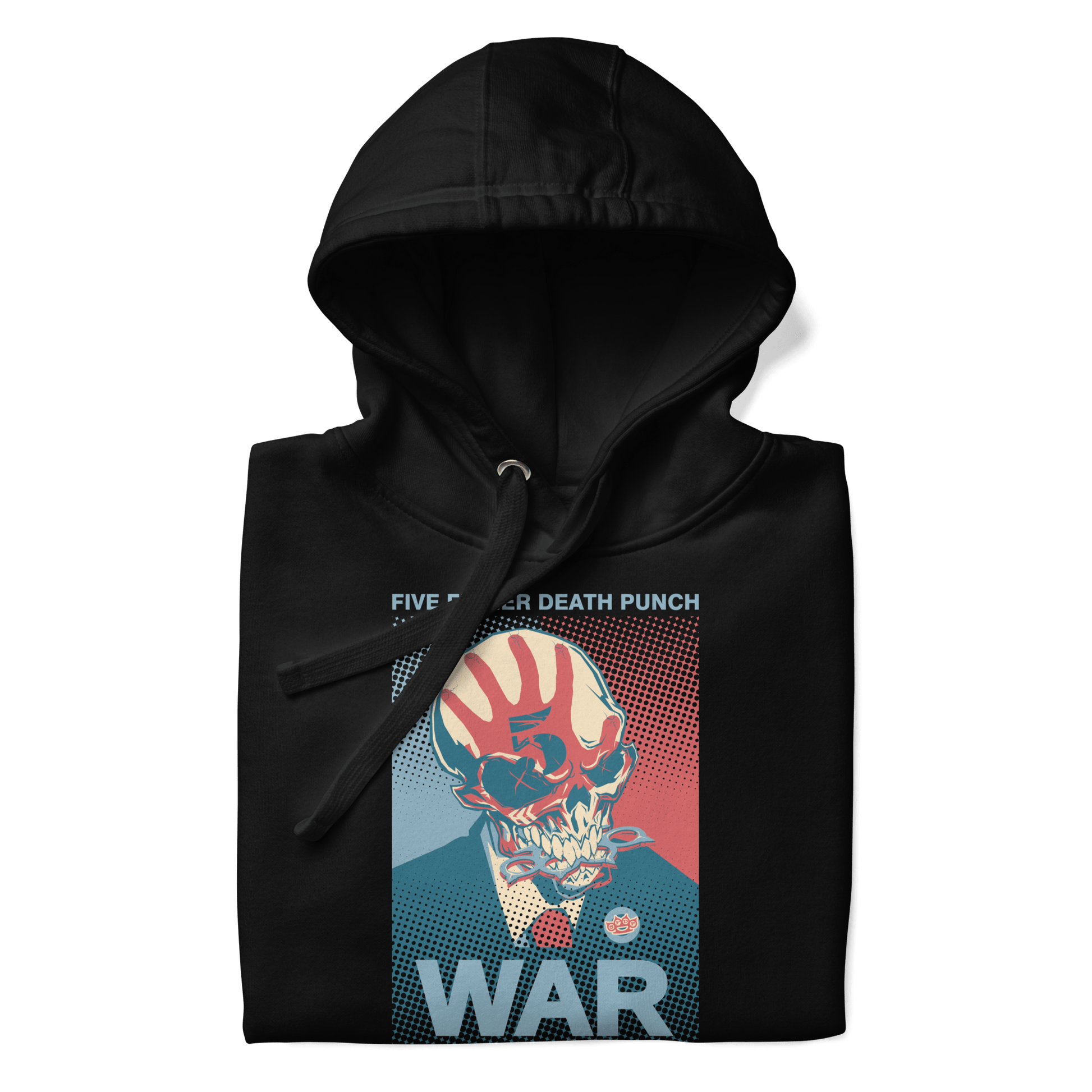 Five Finger Death Punch War Mens Officially Licensed Hoodie Black