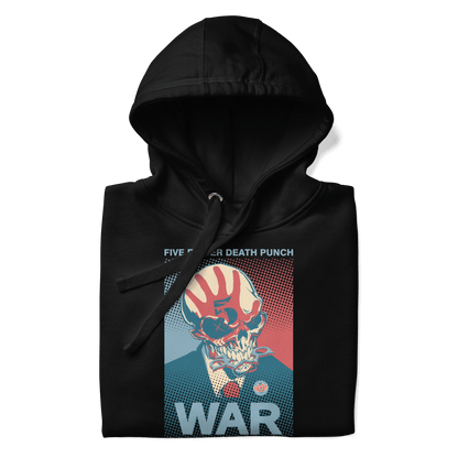 Five Finger Death Punch War Mens Officially Licensed Hoodie Black