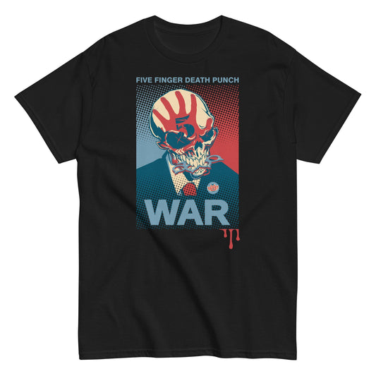 Five Finger Death Punch War Mens T Shirt Black