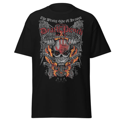 Five Finger Death Punch Wrong or Righteous Jumbo Print Officially Licensed Mens T Shirt Black