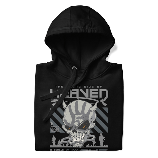 Five Finger Death Punch Wrong Side of Heaven Mens Officially Licensed Hoodie Black