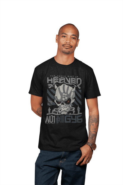Five Finger Death Punch Wrong Side of Heaven Officially Licensed Mens T Shirt Black