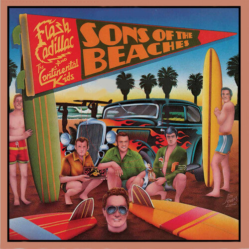 Flash Cadillac & The Continental Kids - Sons Of The Beaches (Bonus Track) [Coral Beach Vinyl] [Vinyl] Vinyl Record