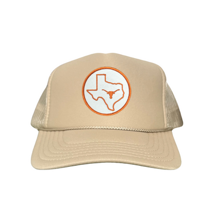 Texas Longhorns Circle State with Steer Head / Hats / 044 / UT9038 / KC Hat