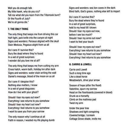 Carrie & Lowell (CD) | Mint (M) Mint (M)