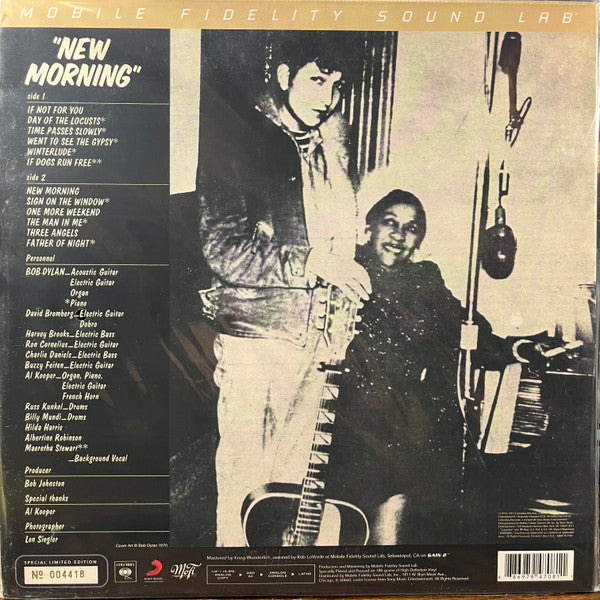 Bob Dylan New Morning (MFSL VINYL) Vinyl Record