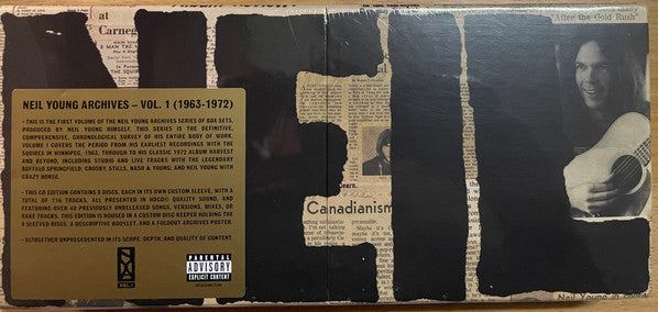 Neil Young Archives - Vol. I (1963-1972)(CD BOX)  Music CD