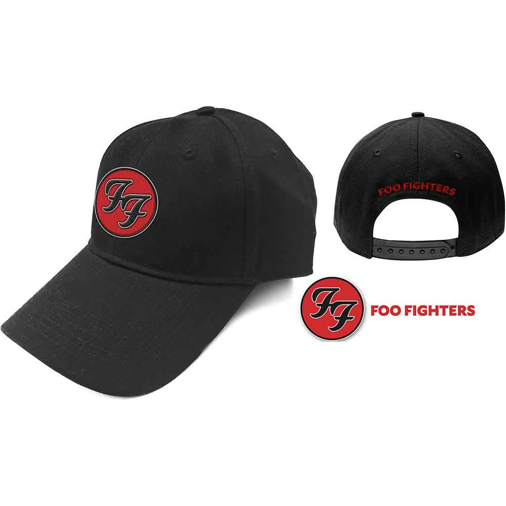 Foo Fighters FF Logo Hat Black Officially Licensed