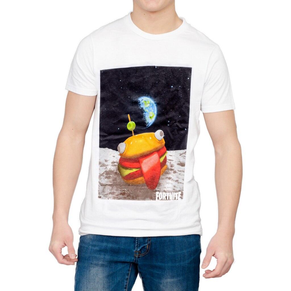 Fortnite Durrr Burger Space Adult White T-shirt