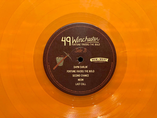 49 Winchester - Fortune Favors The Bold (IEX Orange) Vinyl Record