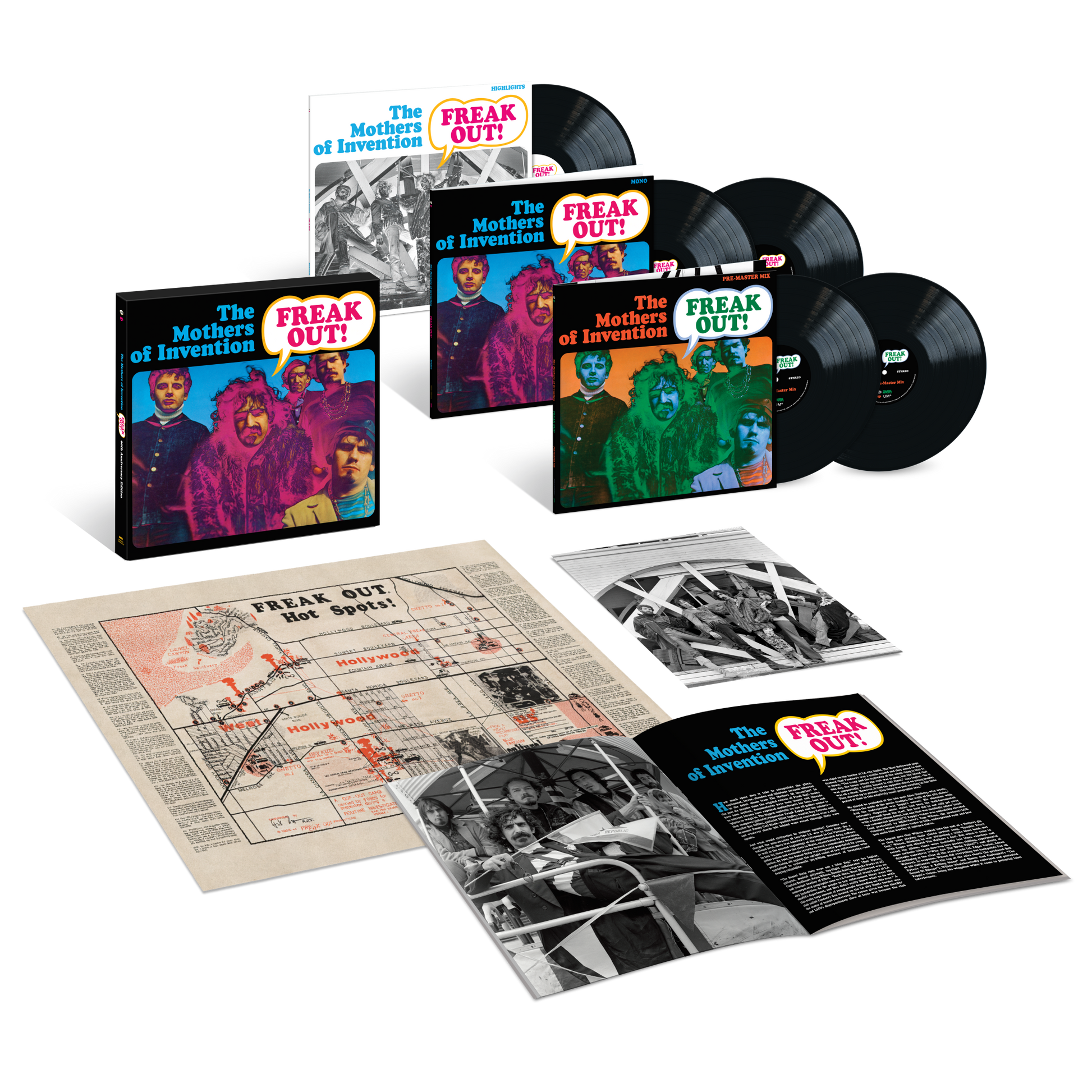 PRE-ORDER Frank Zappa/The Mothers Of Invention - Freak Out! (60Th Anniversary) (180G) [5LP] [Box Set] [Vinyl] Vinyl Record