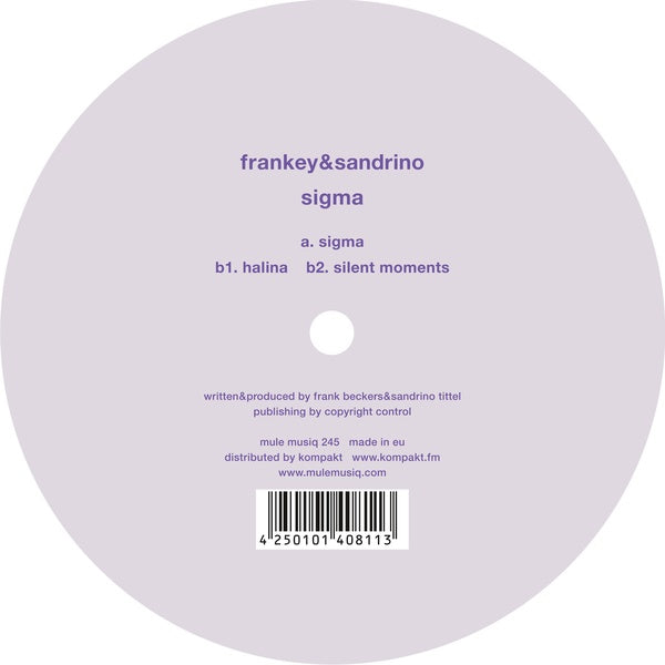 Sigma Vinyl Record