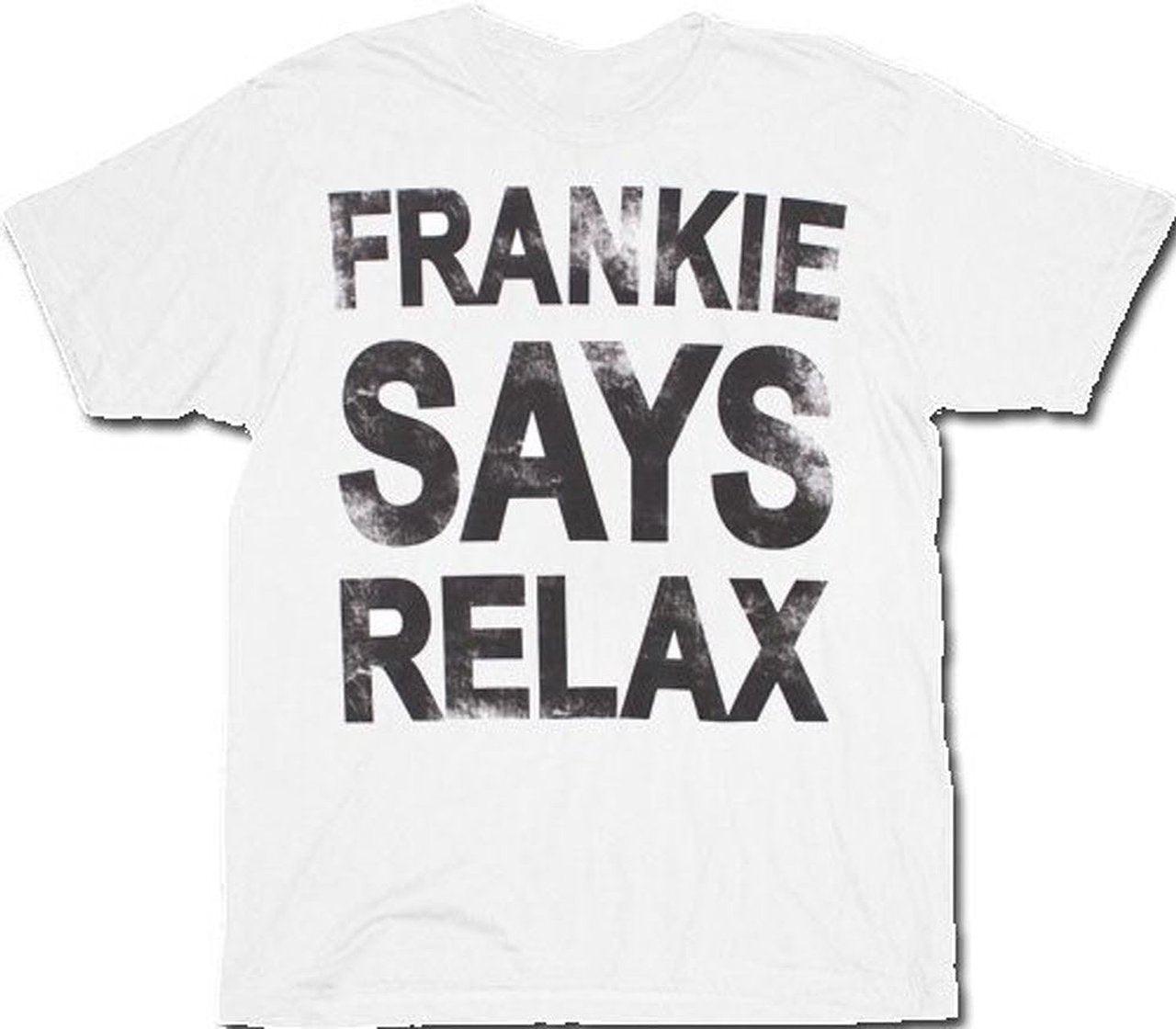 Frankie Says Relax Distressed T-Shirt Tee