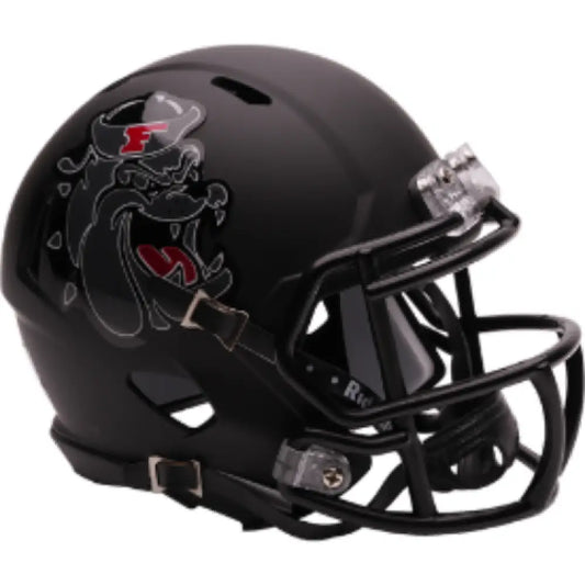 Fresno State Bulldogs NCAA Mini Speed Football Helmet Black Bulldog- NCAA