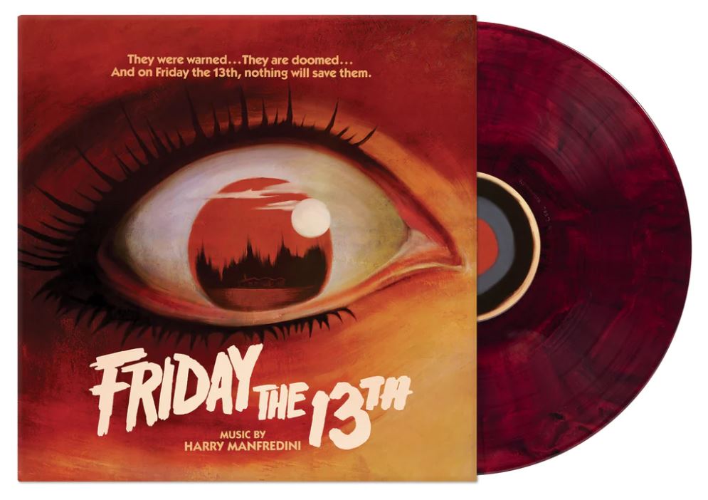 Harry Manfredini - Friday the 13th OST [Red/Black Swirl, Art Print] Vinyl Record