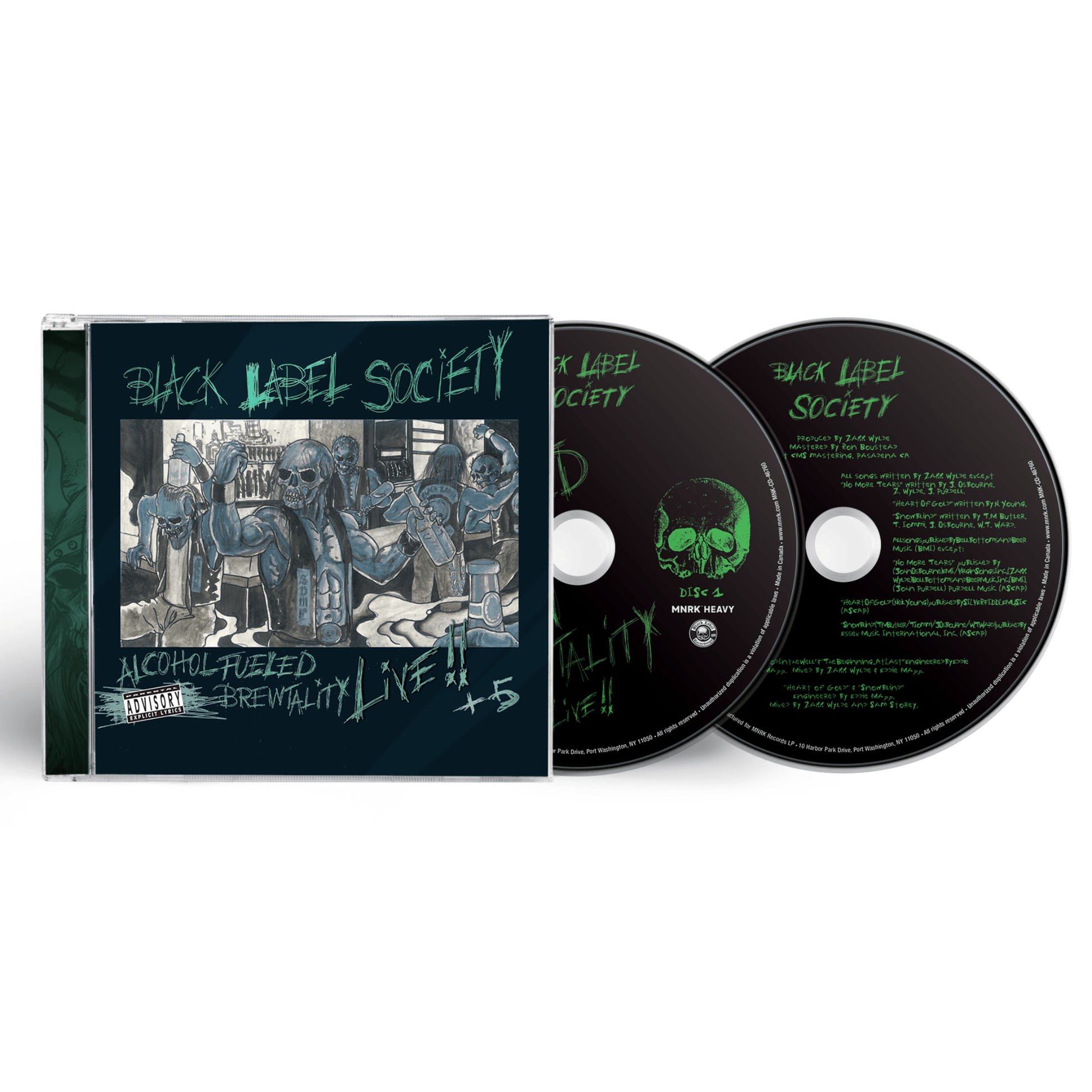 Black Label Society - Alcohol Fueled Brewtality Live Music CD