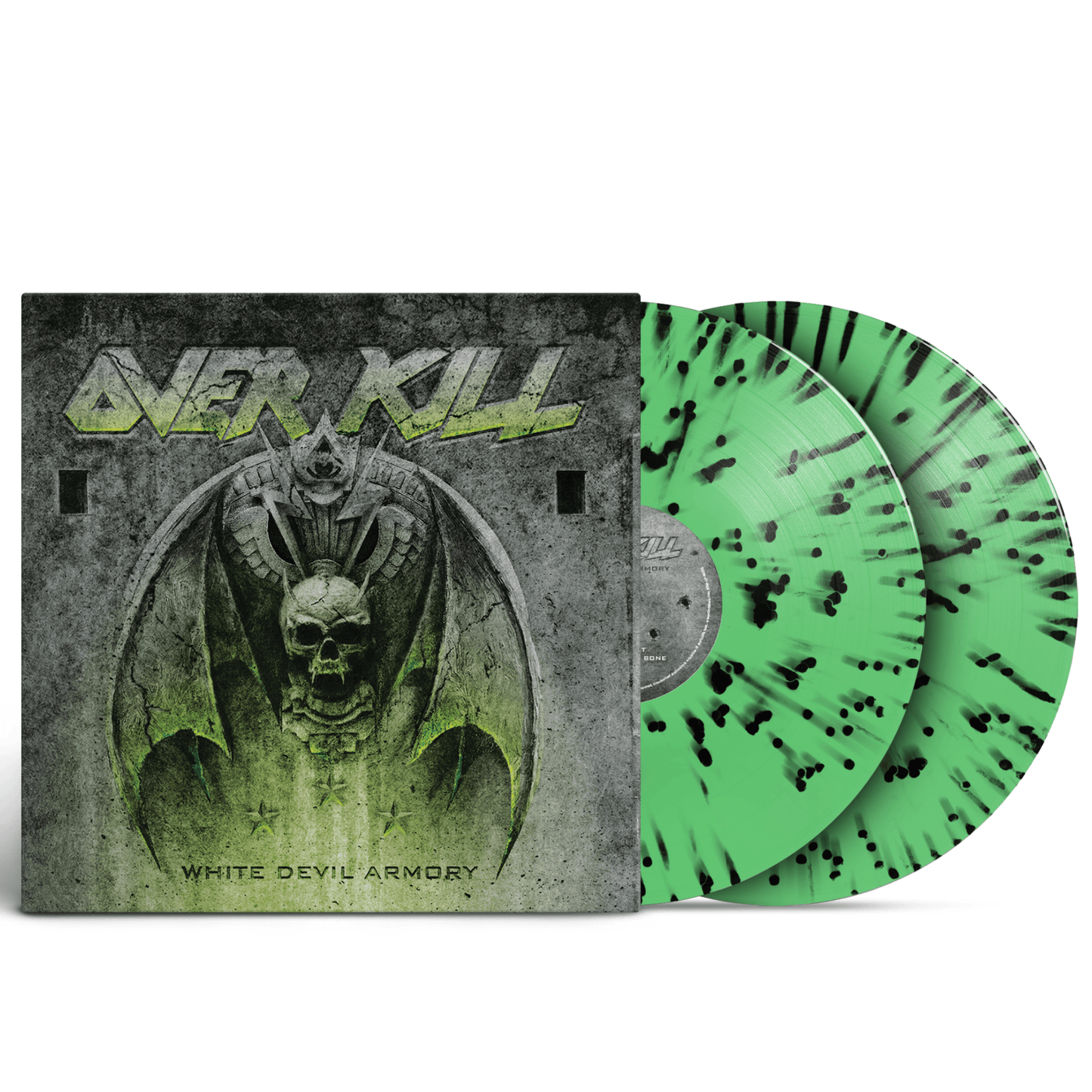 Overkill - White Devil Armory Splatter Vinyl Record