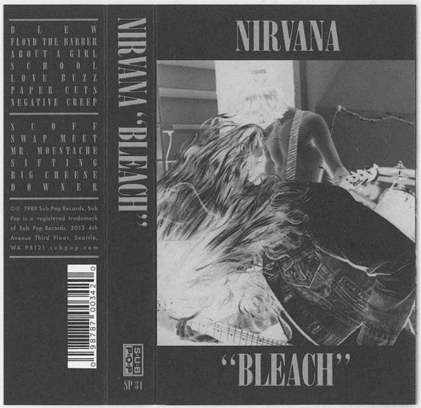 Nirvana – Bleach Cassette Tape