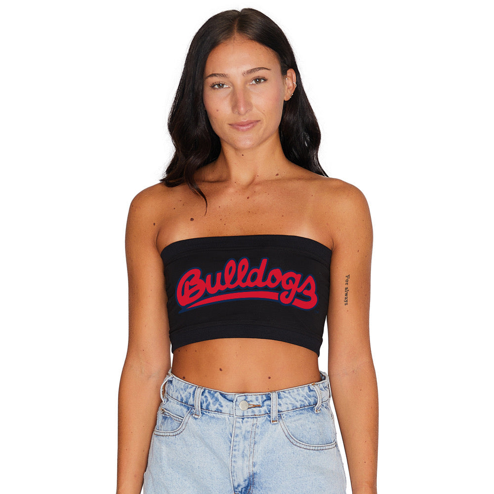 Fresno State Black Womens Bandeau Top Officially Licensed