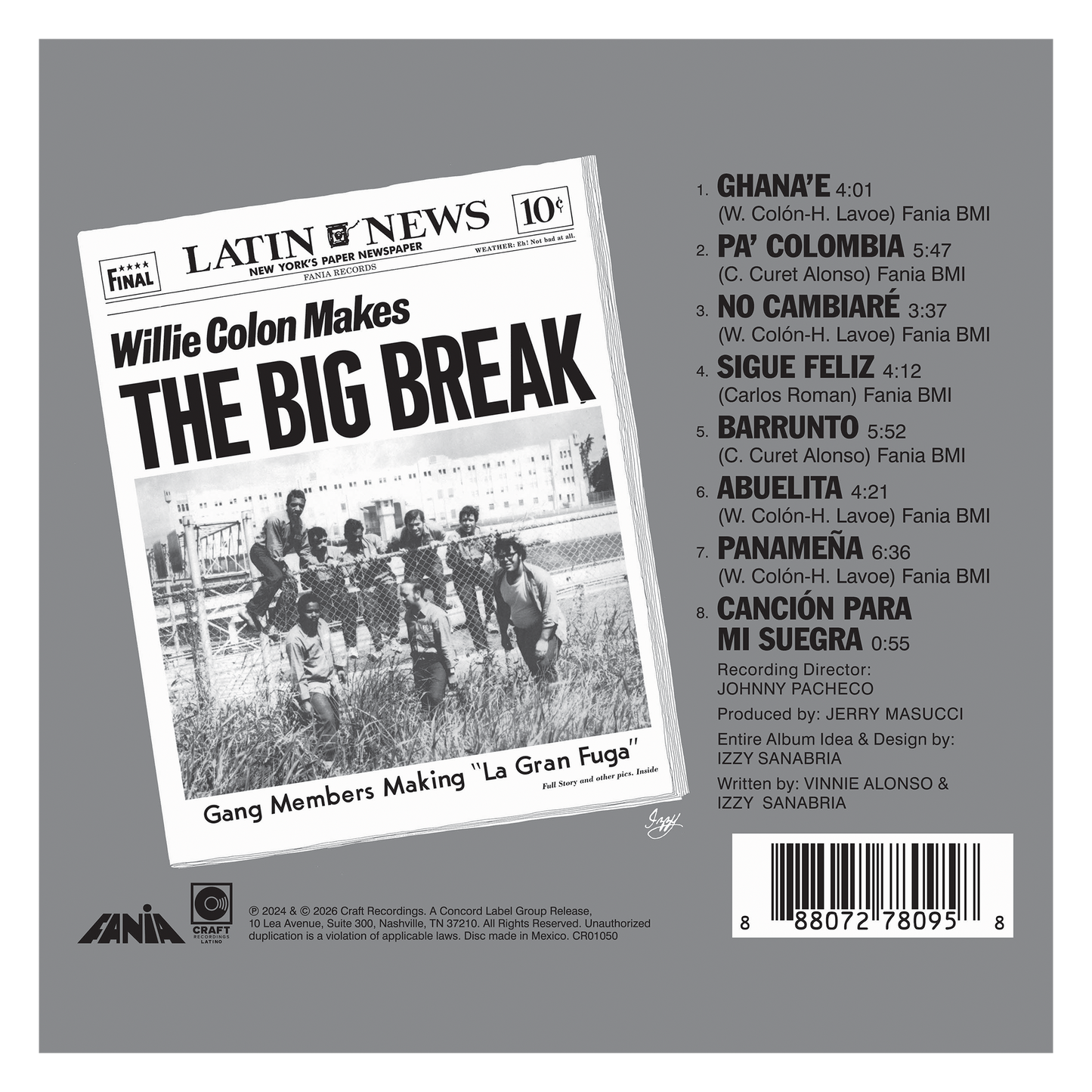 The Big Break – La Gran Fuga (CD) Music CD