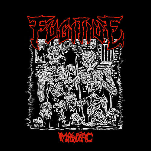 Fugitive - Maniac (Clear Vinyl, Black, Red, Limited Edition, Extended Play) Vinyl Record