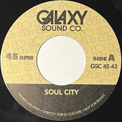 Soul City 7"  Vinyl Record