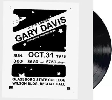 GARY DAVIS - Live In Concert 1976 [Vinyl] Vinyl Record