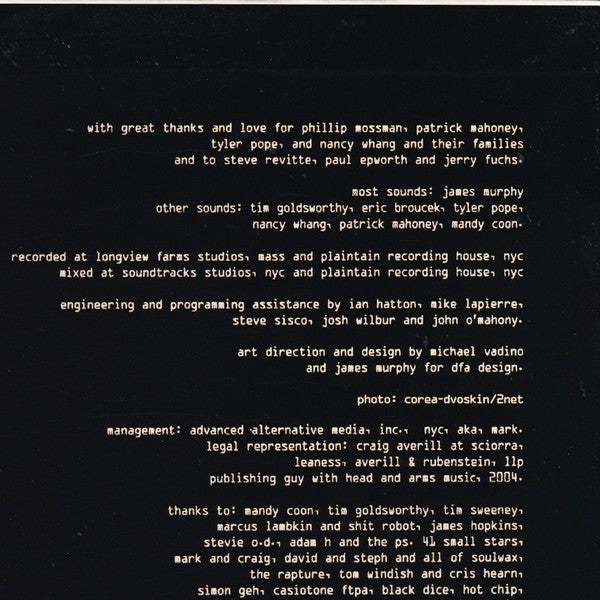 LCD Soundsystem – LCD Soundsystem (LP Vinyl) Vinyl Record